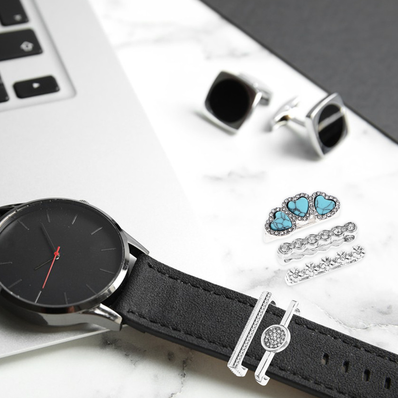 Smartwatches - 5 шт. премиальных декоративных колец из