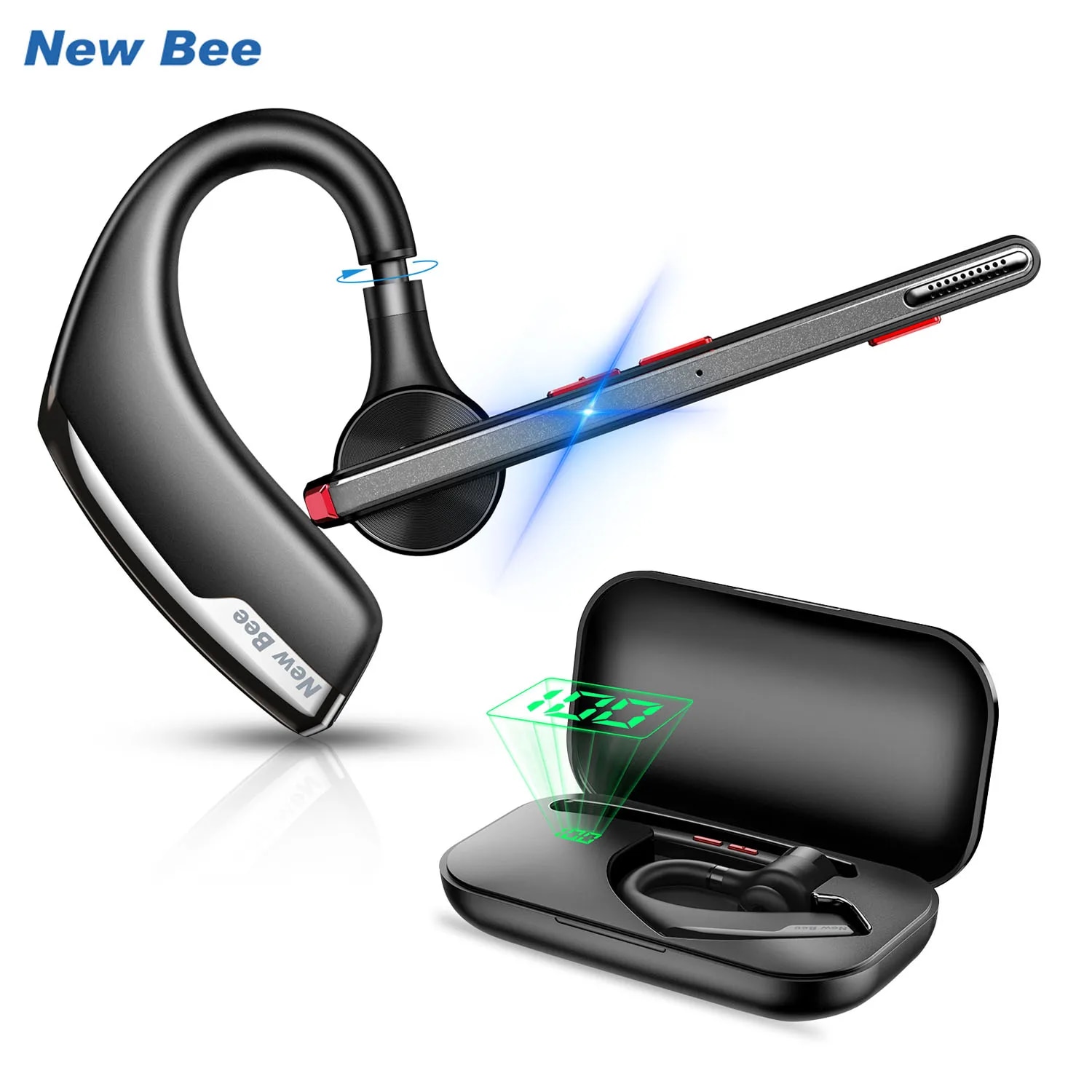 Open Ear Air Conduction Headphones - Беспроводная гарнитура Bee M51, деловые наушники