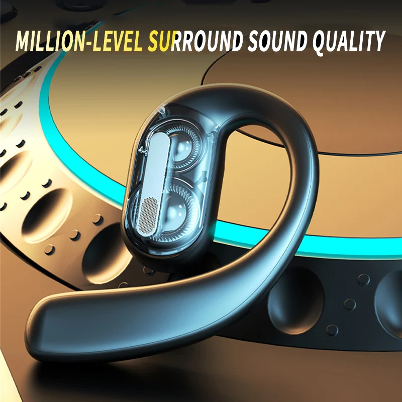Open Ear Air Conduction Headphones - Беспроводные Bluetooth-наушники, открытая гарнитура с воздушной