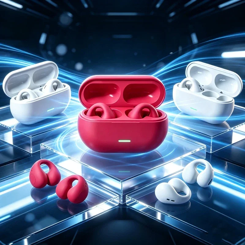 Open Ear Air Conduction Headphones - Беспроводные наушники T75 Bluetooth 5.3 с