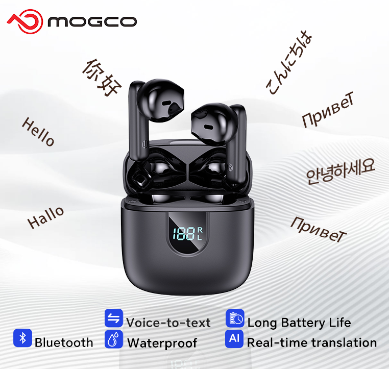 Headphones - Наушники-переводчики A18 AI: 164 языка, BT5.4,