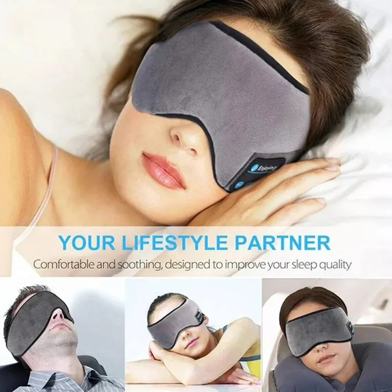 Sleep Mask Headphones Bluetooth - Беспроводная Bluetooth-повязка для сна с 3D-маской