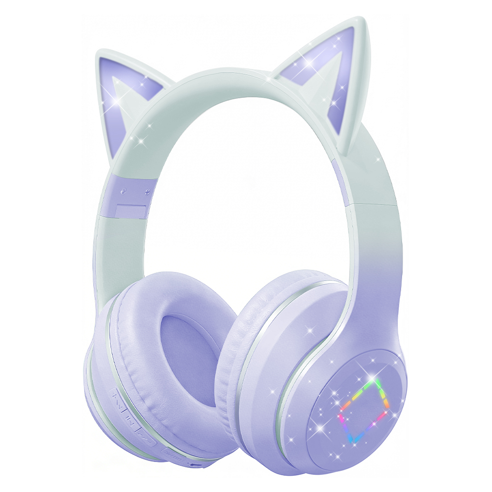 Cat Ear Bluetooth Headset Led - Прекрасные беспроводные наушники с кошачьими ушками