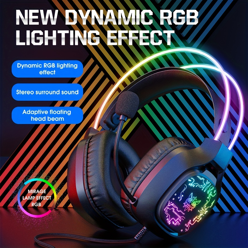 Gaming Headset With Mic Rgb - Игровая гарнитура ONIKUMA X22, проводные Накладные