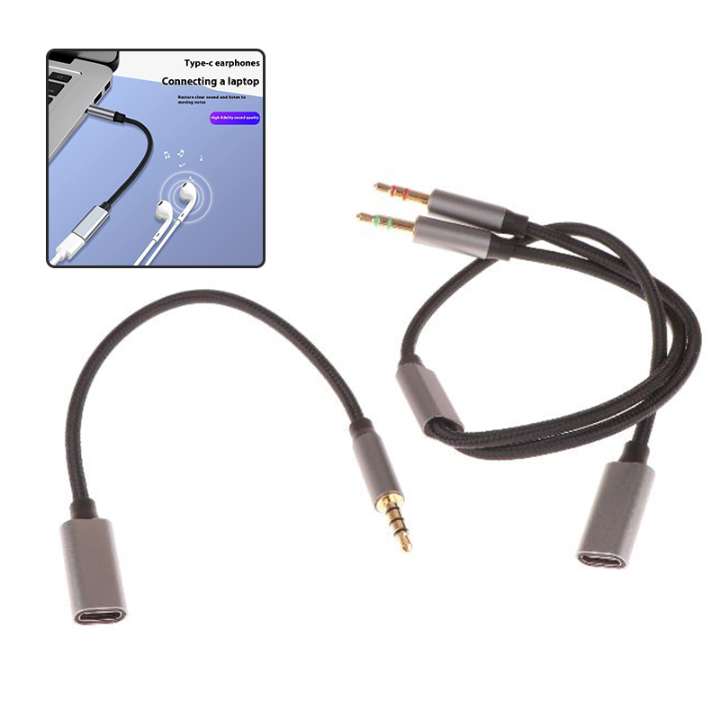 Type C Wired Earphones With Mic - 1 шт., аксессуары для телефона, планшетного