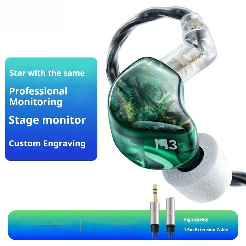In Ear Monitors For Singers - Наушники M3 для мониторинга, проводные, внутриканальные,