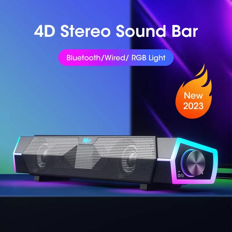 Звуковая панель 4D для ПК, бес – обзор и цена Rgb Computer Soundbar For Pc