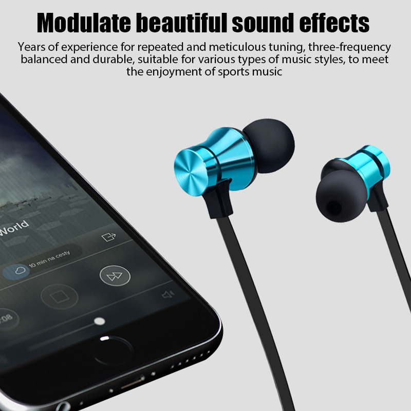 Новые беспроводные спортивные  – обзор и цена Magnetic Neckband Sports Earphones