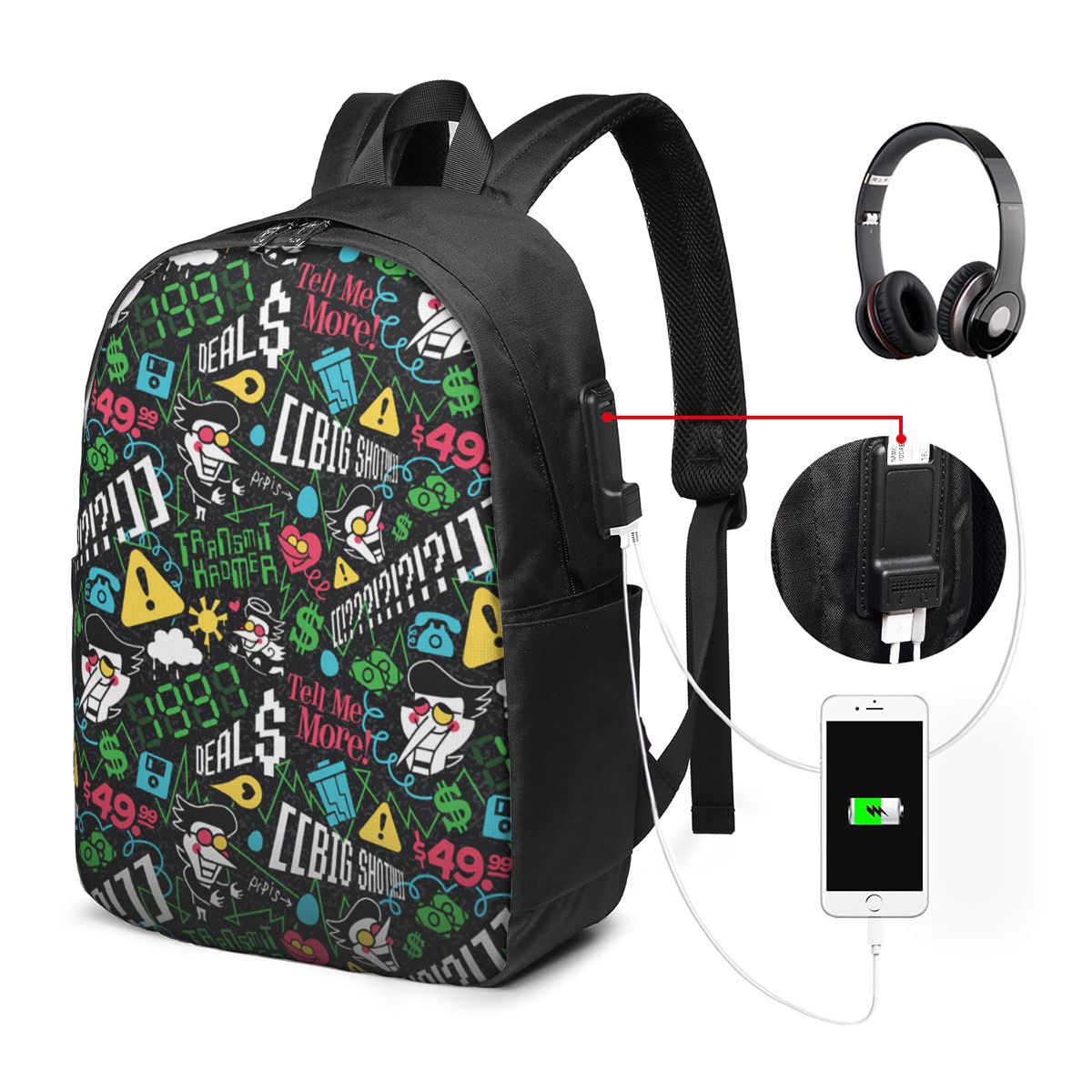Рюкзак Deltarune SPAMTON G, до – обзор и цена Laptops