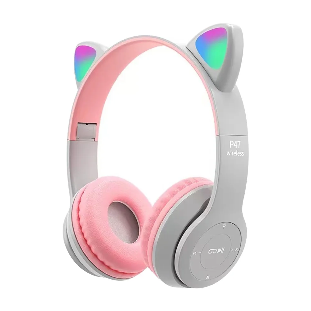 Bluetooth-совместимая гарнитур – обзор и цена Cat Ear Bluetooth Headset Led