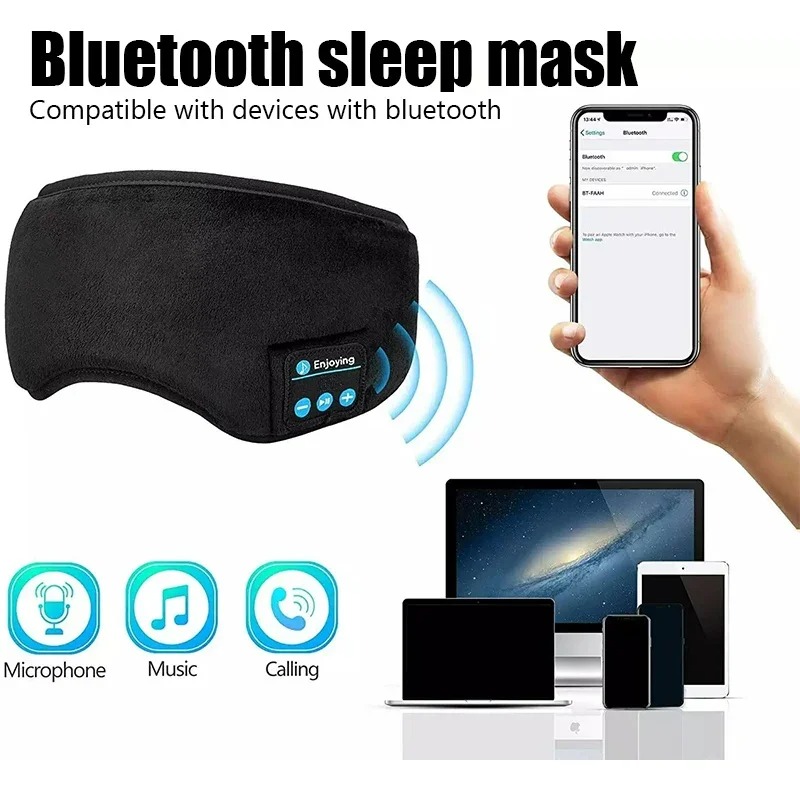 Беспроводные Bluetooth-наушник – обзор и цена Sleep Mask Headphones Bluetooth