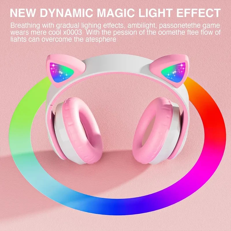 Беспроводные Bluetooth-наушник – обзор и цена Cat Ear Bluetooth Headset Led