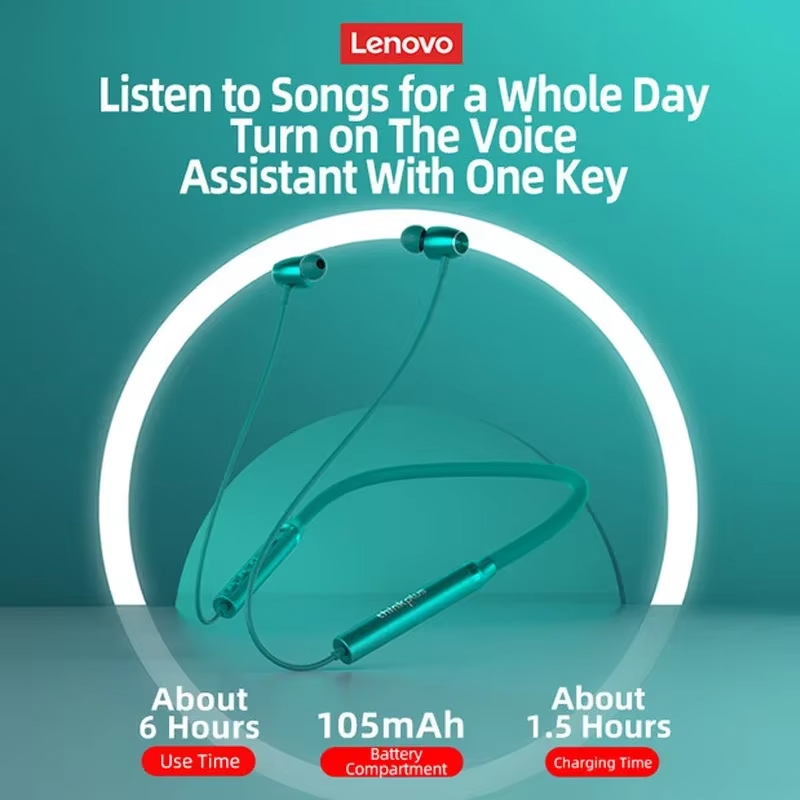Беспроводные наушники Lenovo с – обзор и цена Magnetic Neckband Sports Earphones