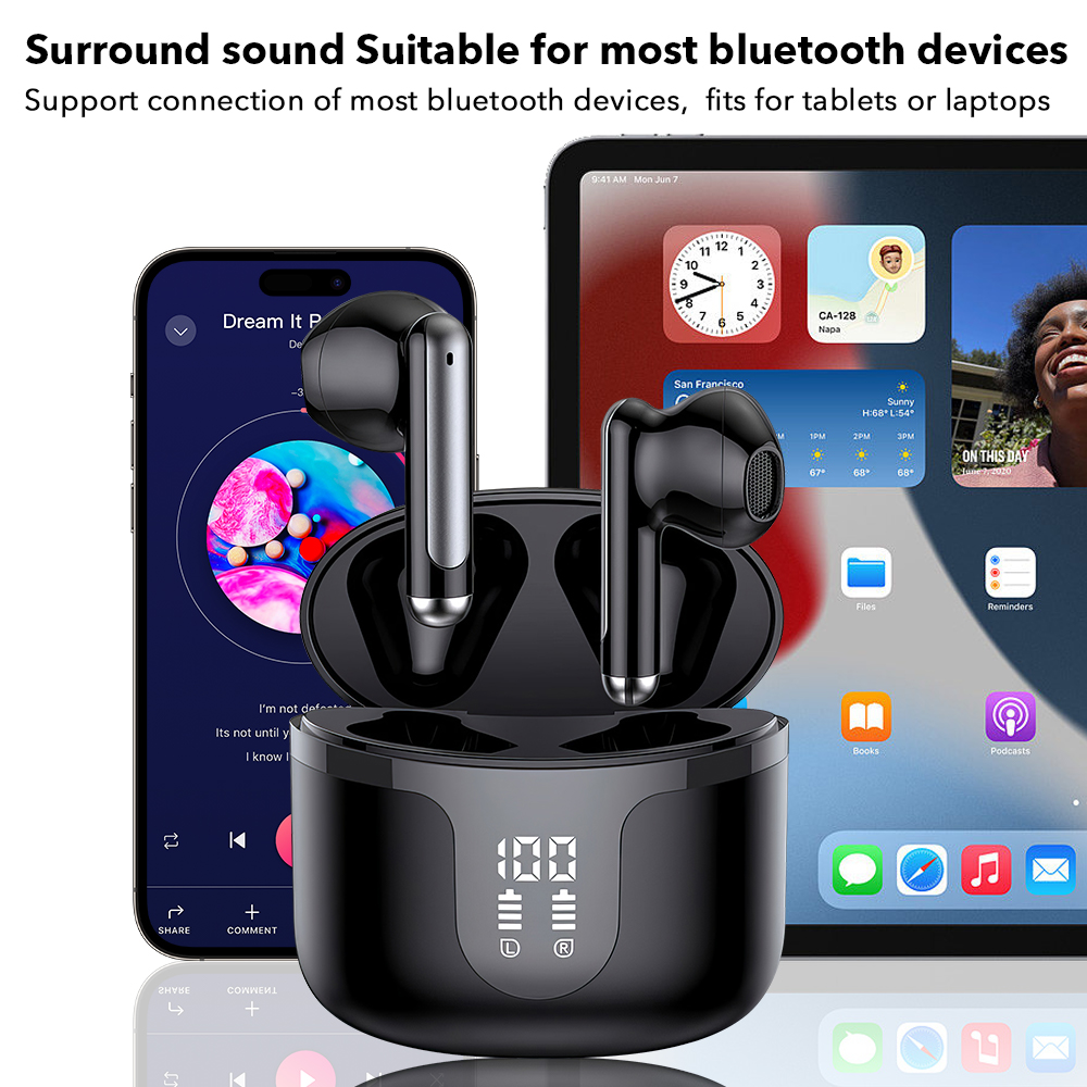 Mpow S47 True Wireless Bluetoo – обзор и цена Tws Earbuds Bluetooth 5.3