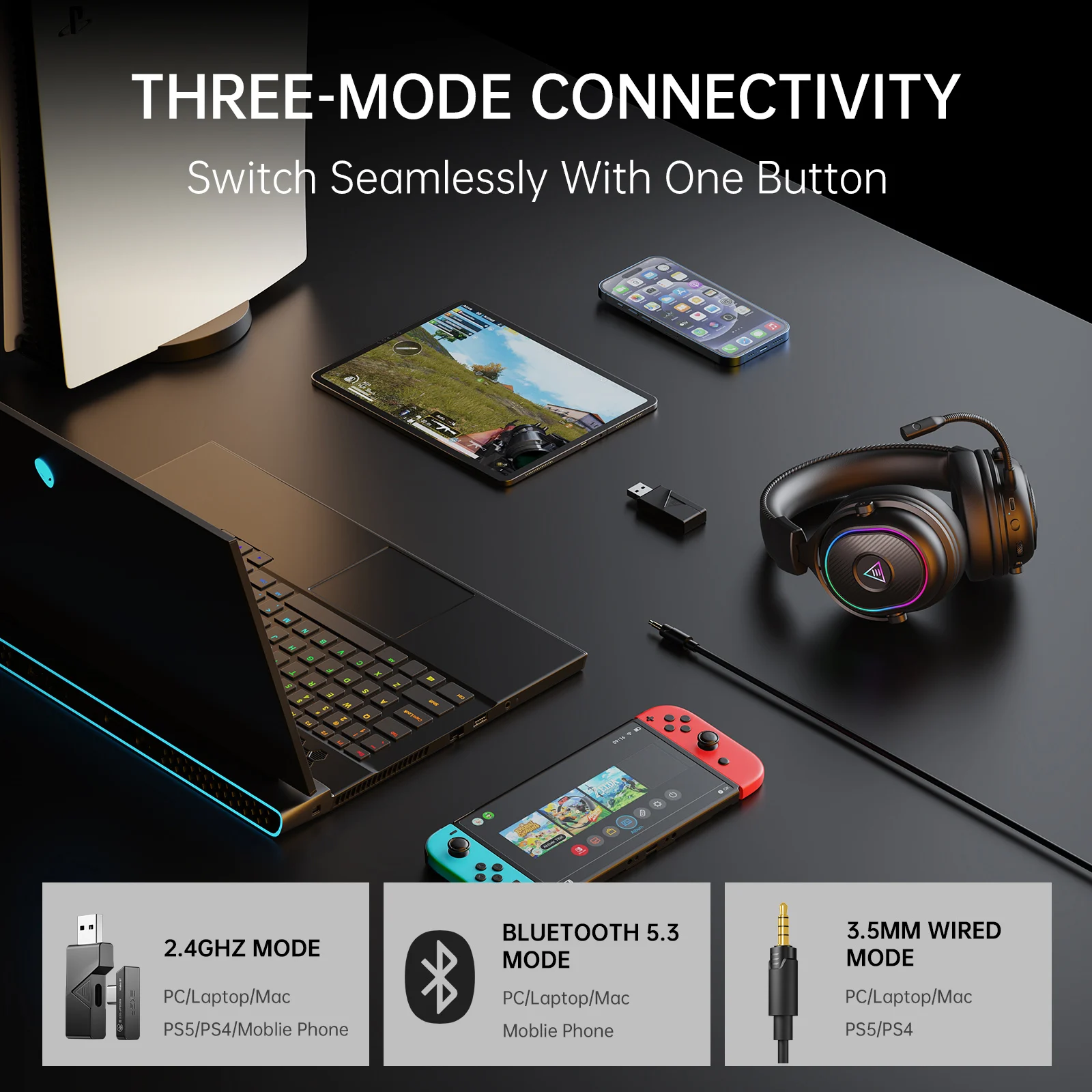 Oneodio EKSA MaKo BT Bluetooth – обзор и цена Anc Wireless Over Ear Headphones