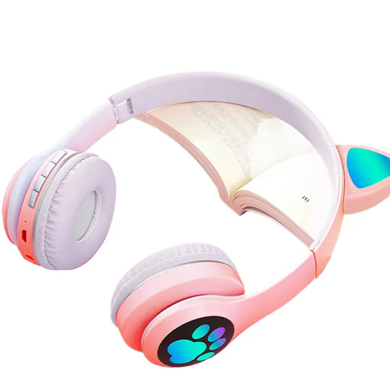 Беспроводные наушники с кошачь – обзор и цена Cat Ear Bluetooth Headset Led