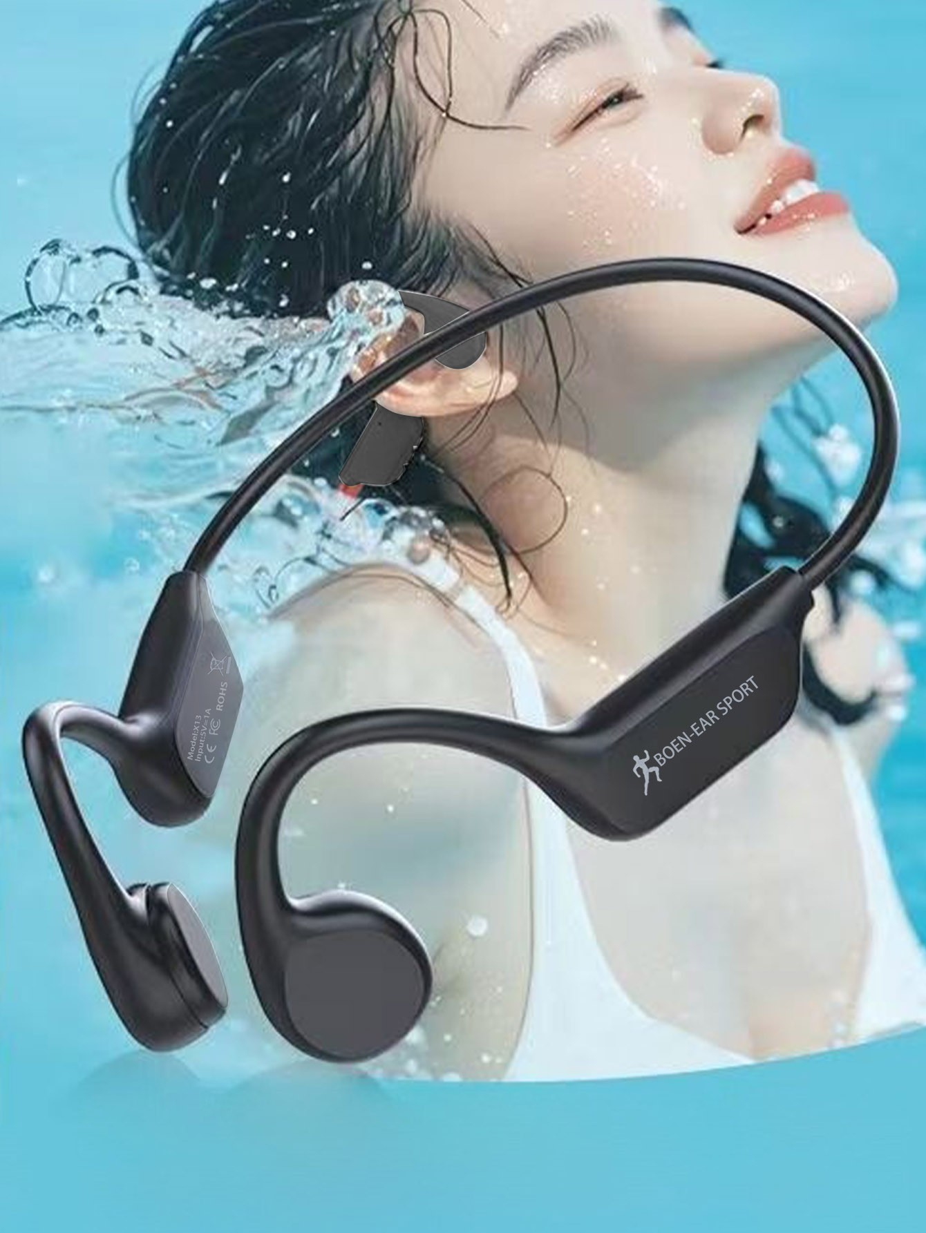 Наушники с костной проводимост – обзор и цена Bone Conduction Running Headphones
