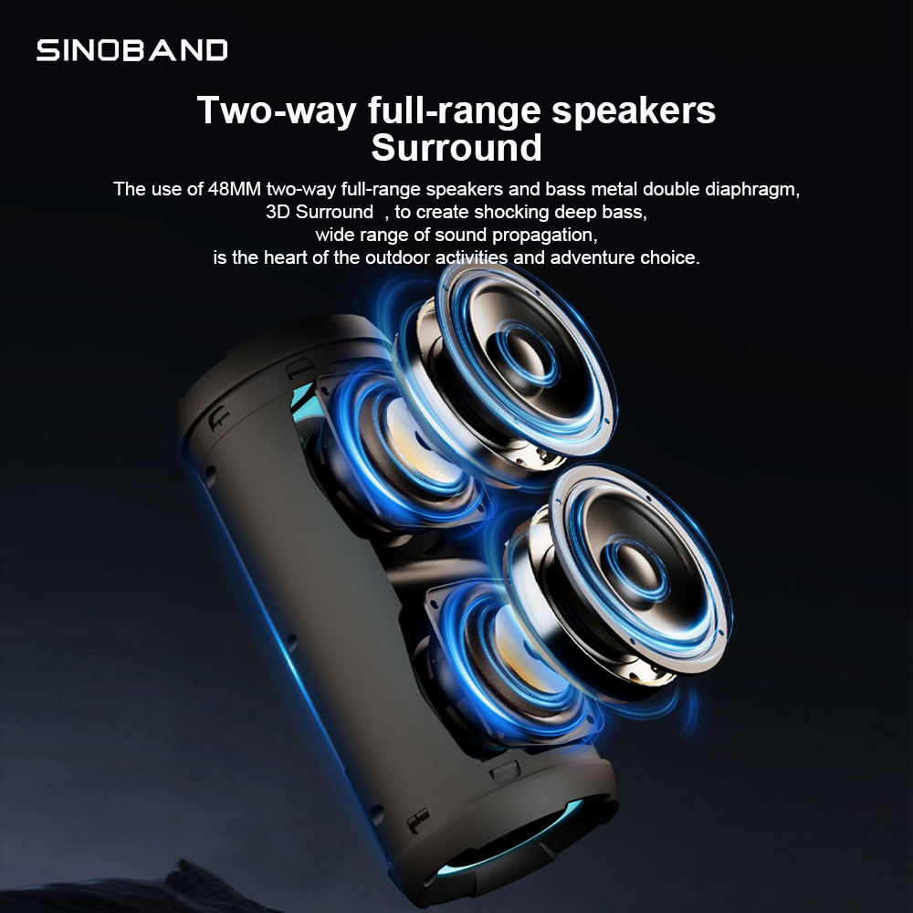 Портативная Bluetooth-колонка  – обзор и цена Portable Bluetooth Speaker Waterproof Ipx7