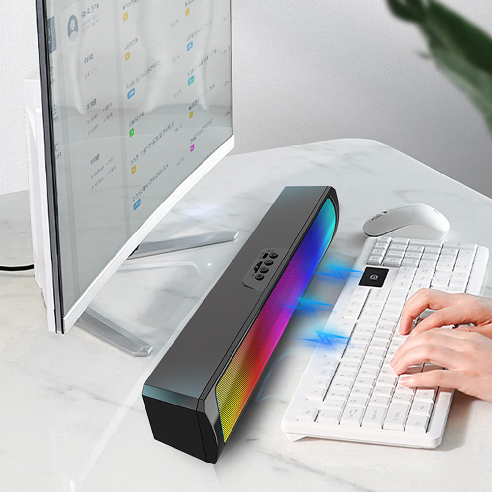 Портативная звуковая панель дл – обзор и цена Rgb Computer Soundbar For Pc