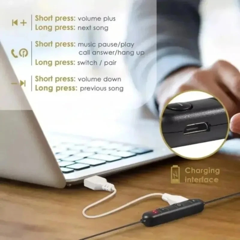 1/2/3/4 шт. Bluetooth-наушники – обзор и цена Magnetic Neckband Sports Earphones