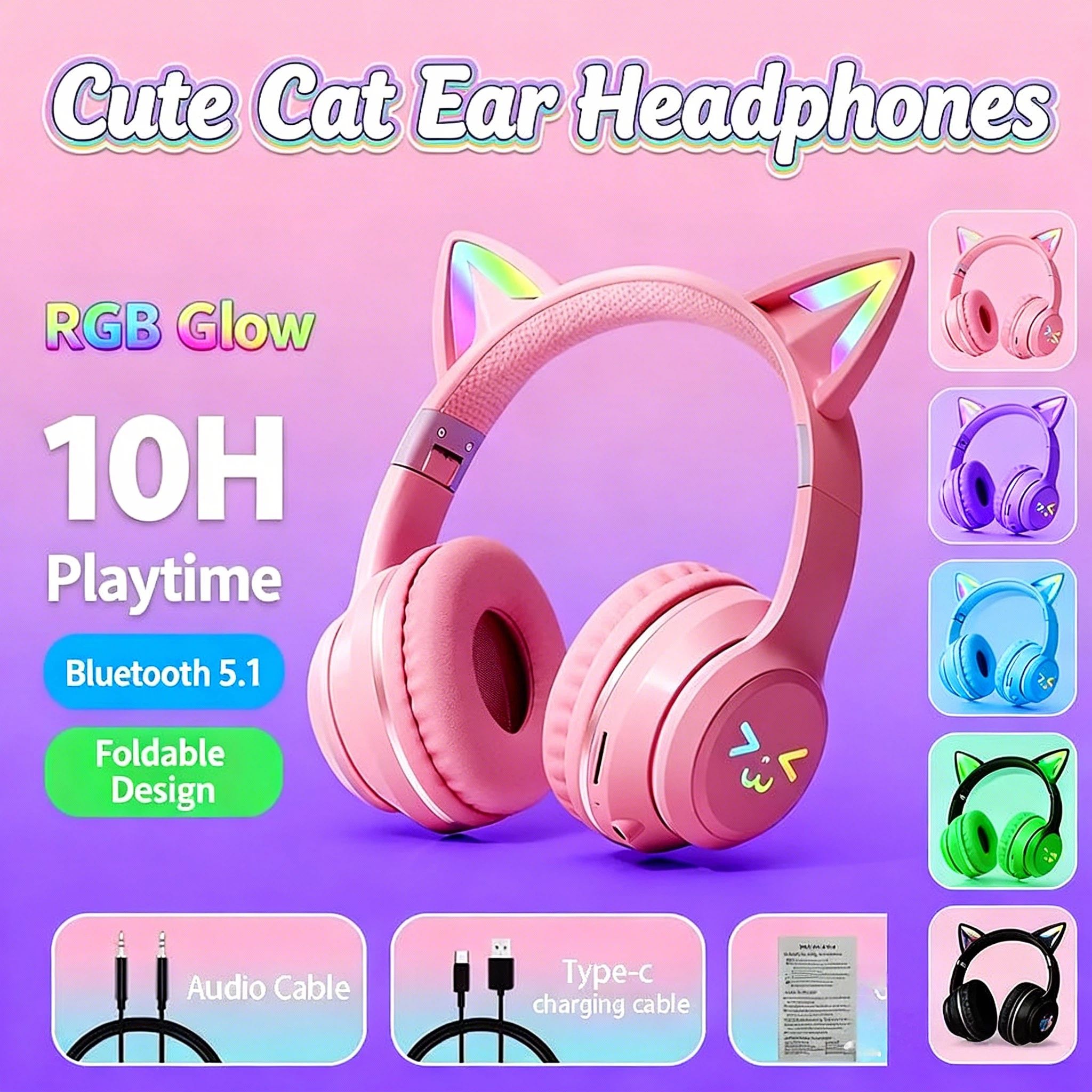 Новые беспроводные игровые нау – обзор и цена Gaming Headset With Mic Rgb