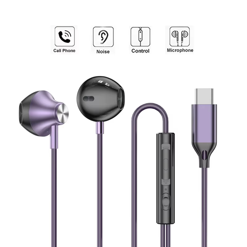 Проводные наушники-вкладыши Hi – обзор и цена Type C Wired Earphones With Mic