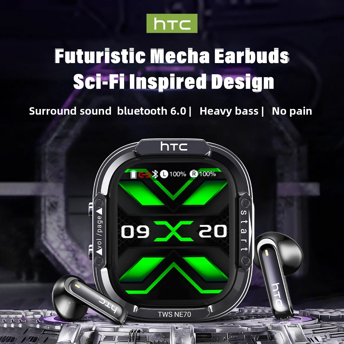 Наушники HTC NE70 Bluetooth V6 – обзор и цена Type C Wired Earphones With Mic