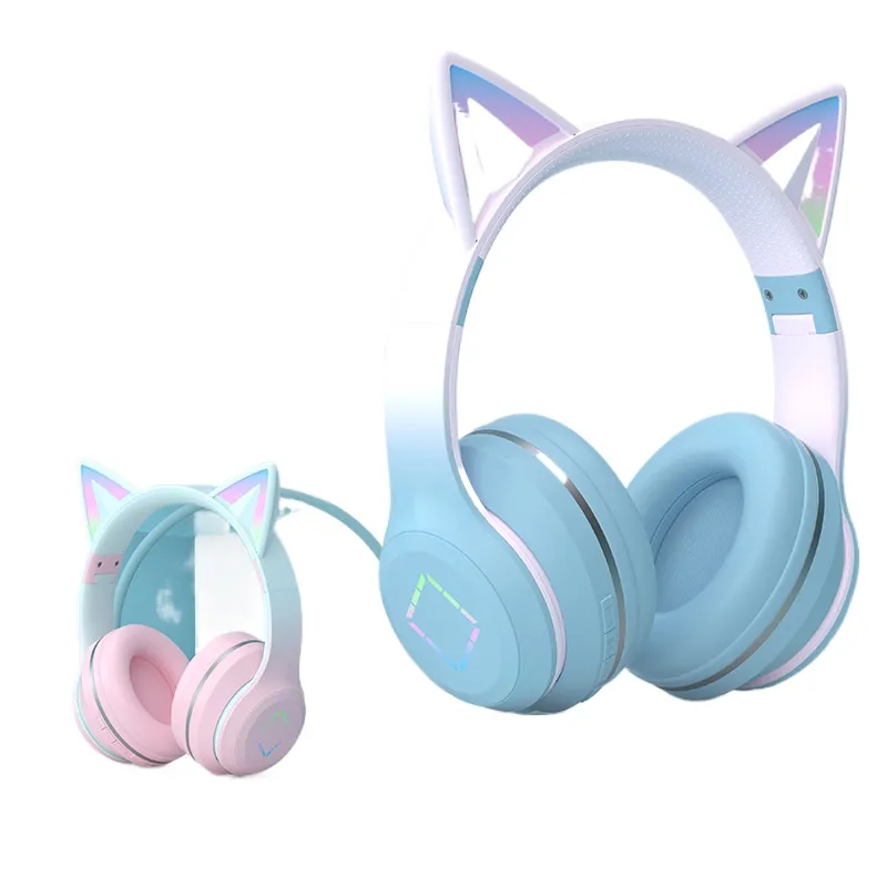 Беспроводные Bluetooth-наушник – обзор и цена Cat Ear Bluetooth Headset Led