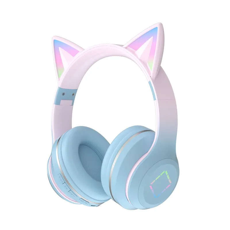 Беспроводные Bluetooth-наушник – обзор и цена Cat Ear Bluetooth Headset Led